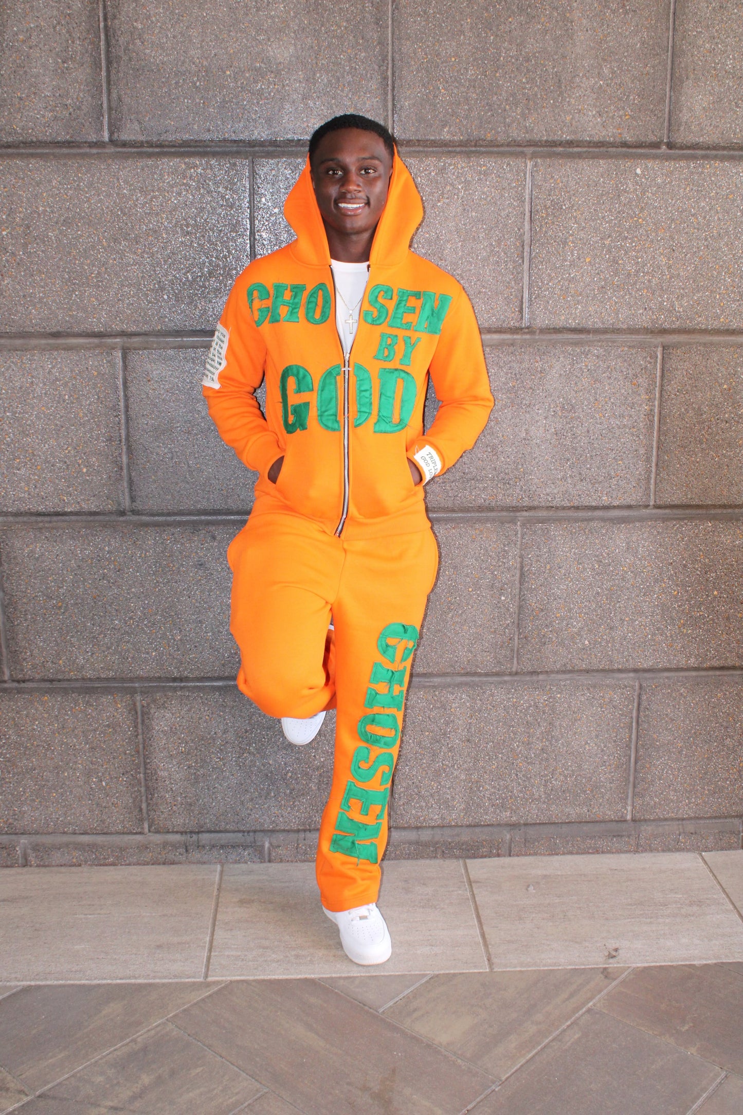 RESTOCK CHOSEN BY GOD GREEN AND ORANGE SETS