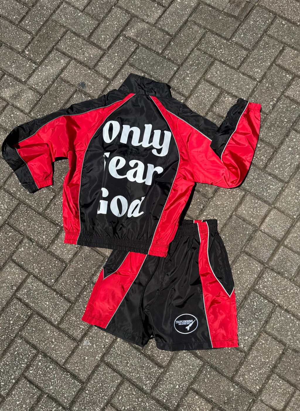 OFF GRID TRACKSUIT RED