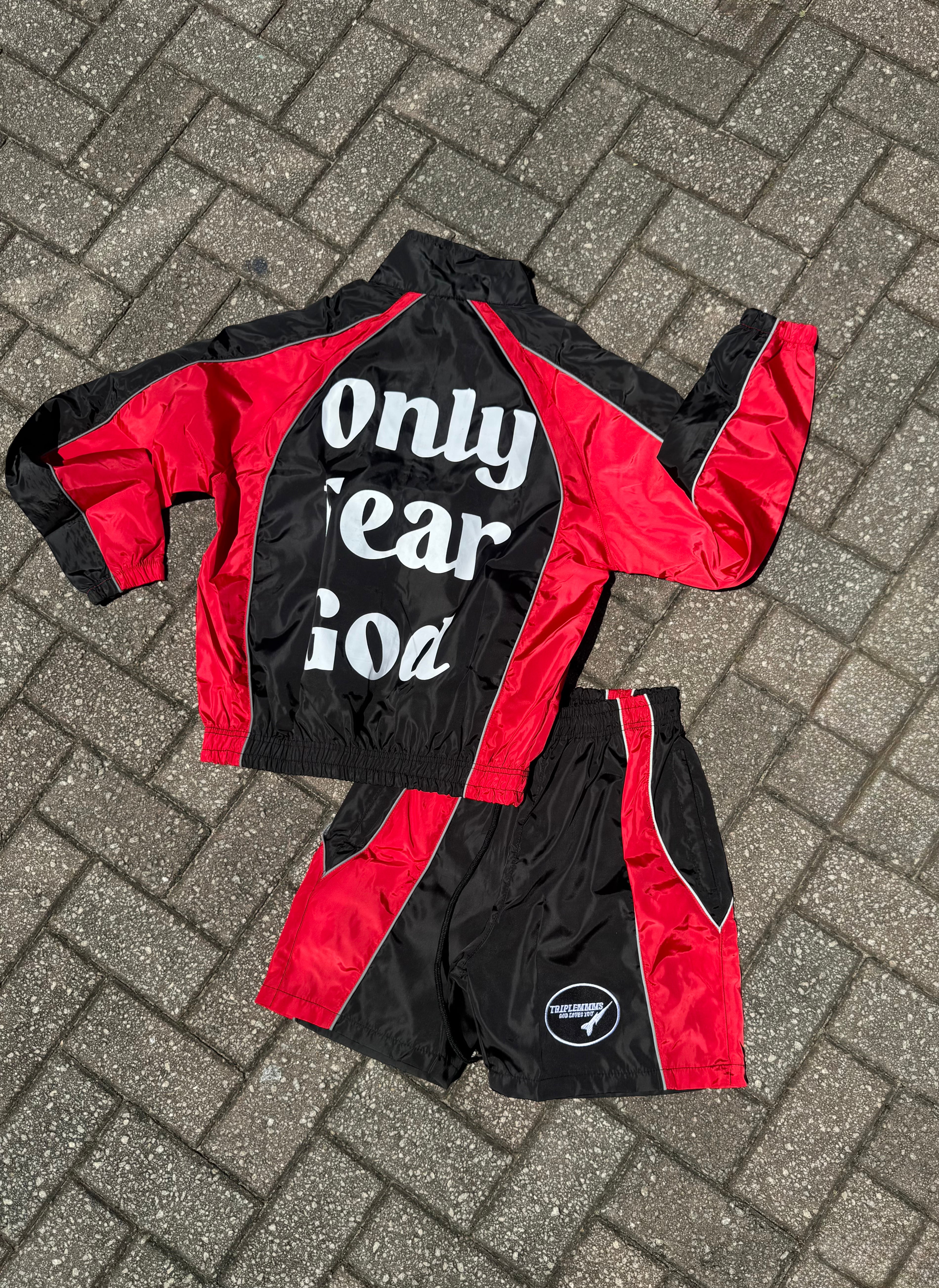 OFF GRID TRACKSUIT RED